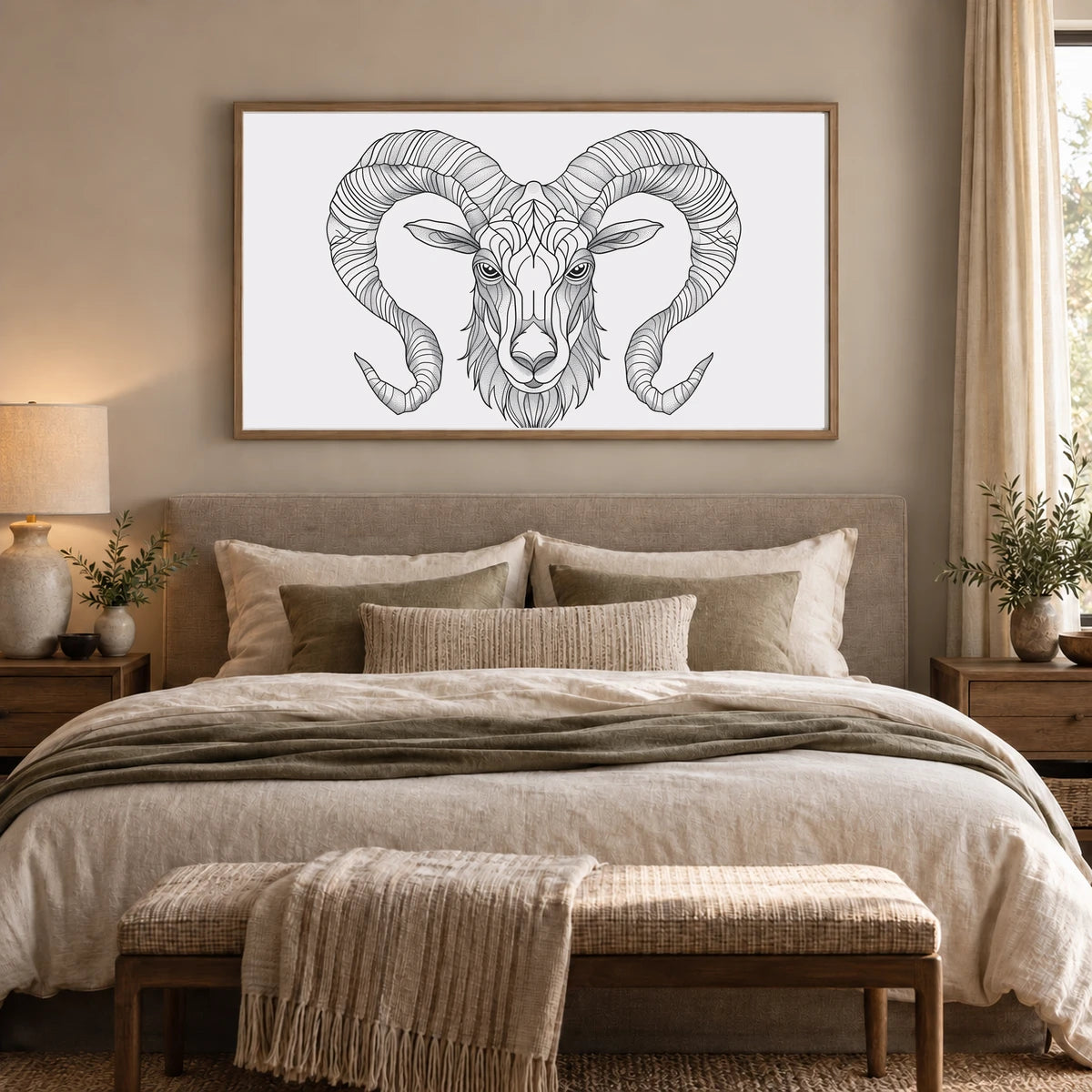 Animal Print CCXCVI — Animal Prints shown in a styled interior