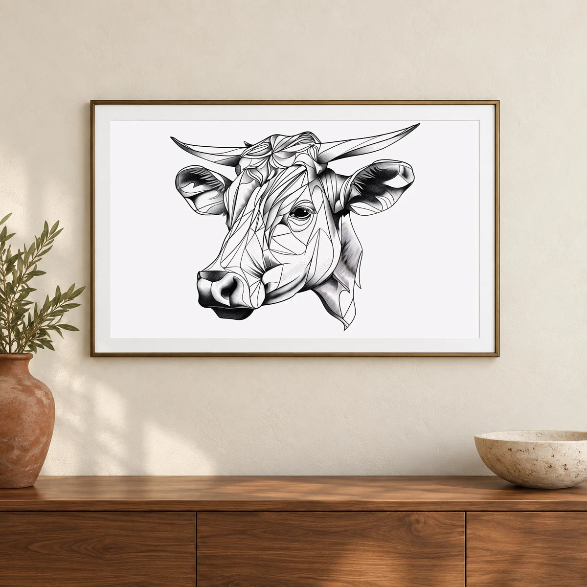 Animal Print CCXCVII — Animal Prints shown in a styled interior