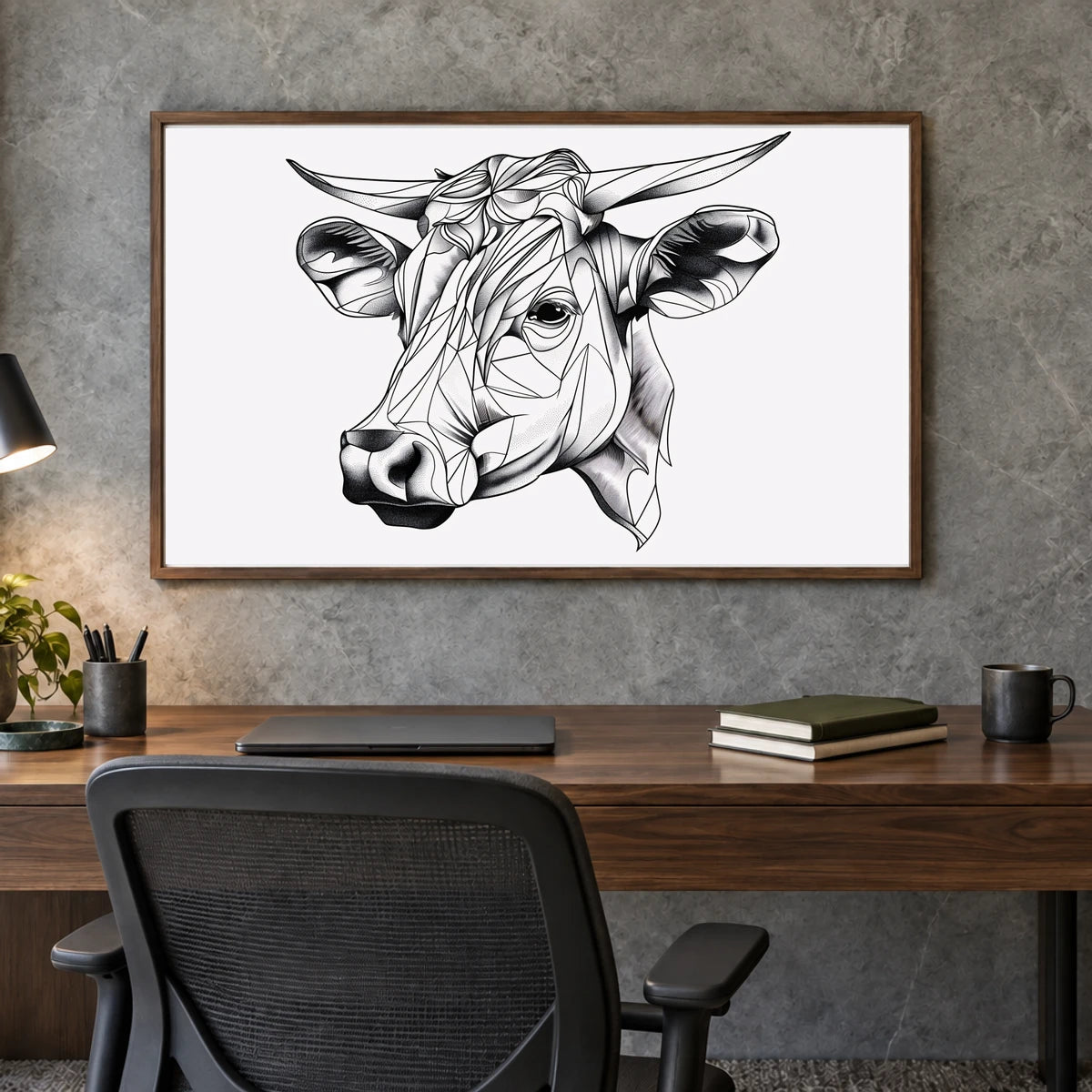 Animal Print CCXCVII — Animal Prints shown in a styled interior