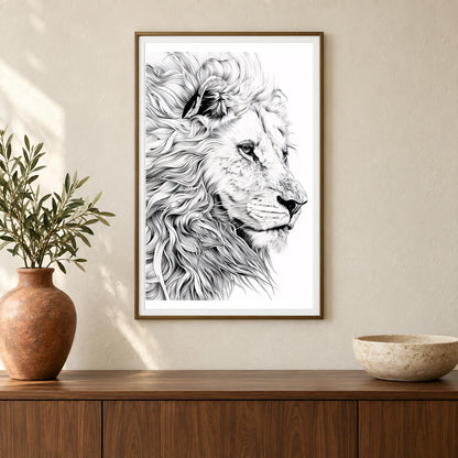 Animal Print CCXCIX — Animal Prints shown in a styled interior