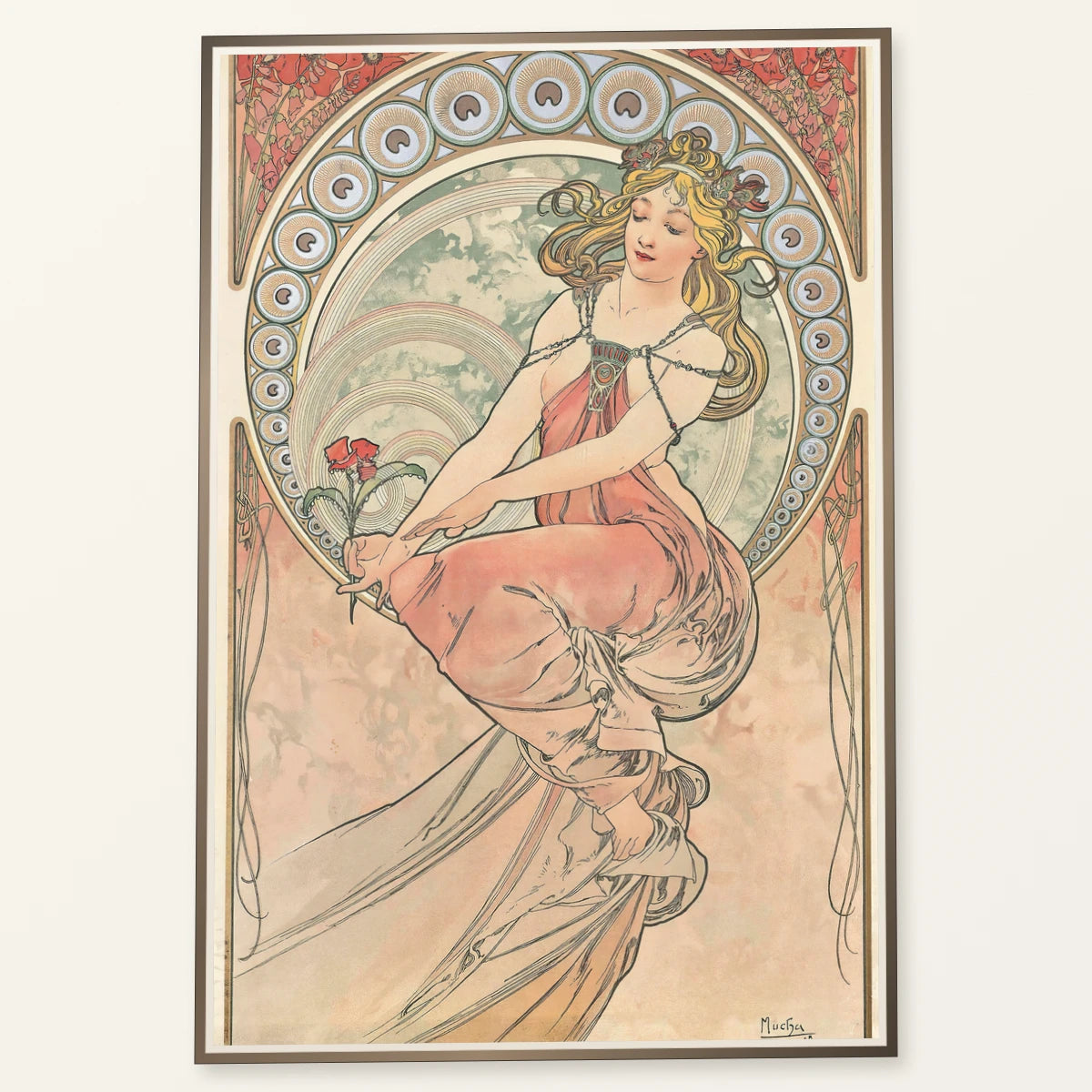 La Peinture — Alphonse Mucha alphonse mucha print by SaamCrafts