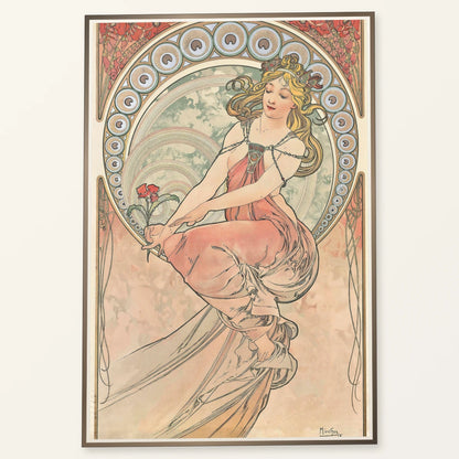 La Peinture — Alphonse Mucha alphonse mucha print by SaamCrafts