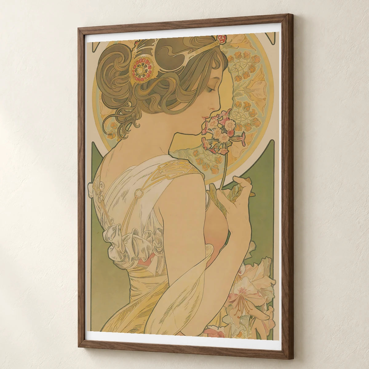 La Primevere — Alphonse Mucha alphonse mucha print by SaamCrafts