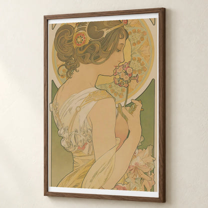La Primevere — Alphonse Mucha alphonse mucha print by SaamCrafts