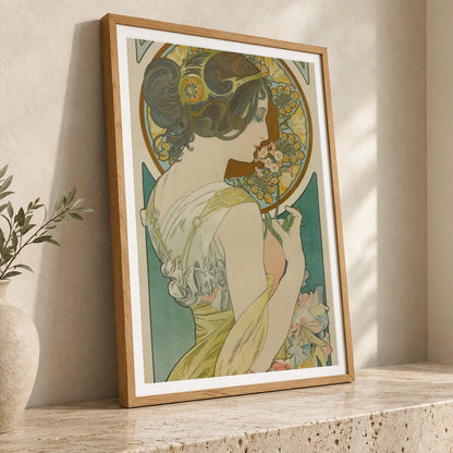 Primrose — Alphonse Mucha alphonse mucha print by SaamCrafts