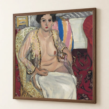 Henri Matisse Femme Au Fauteuil–femme En Négligé (1920) — Henri Matisse henri matisse print by SaamCrafts