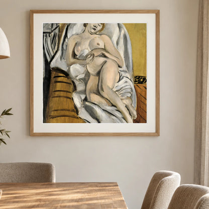 Henri Matisse Femme Nue (circa 1915) — Henri Matisse shown in a styled interior