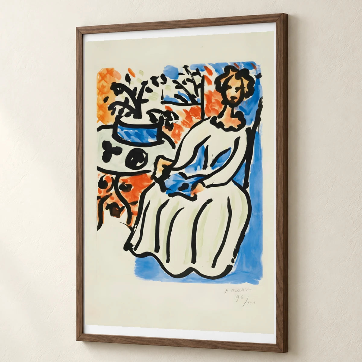 Henri Matisse Marie José En Robe Jaune (1950) — Henri Matisse henri matisse print by SaamCrafts