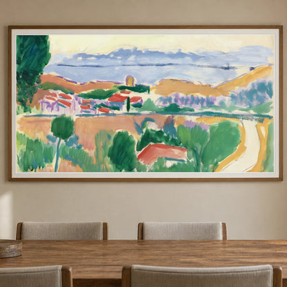 Henri Matisse Vue De Collioure (circa 1906 1907) — Henri Matisse shown in a styled interior