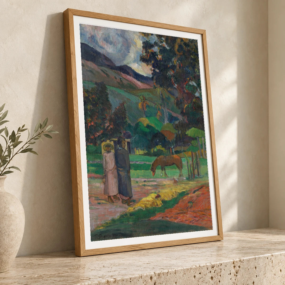 Tahitian Landscape — Paul Gauguin paul gauguin print by SaamCrafts