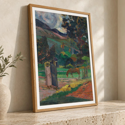 Tahitian Landscape — Paul Gauguin paul gauguin print by SaamCrafts