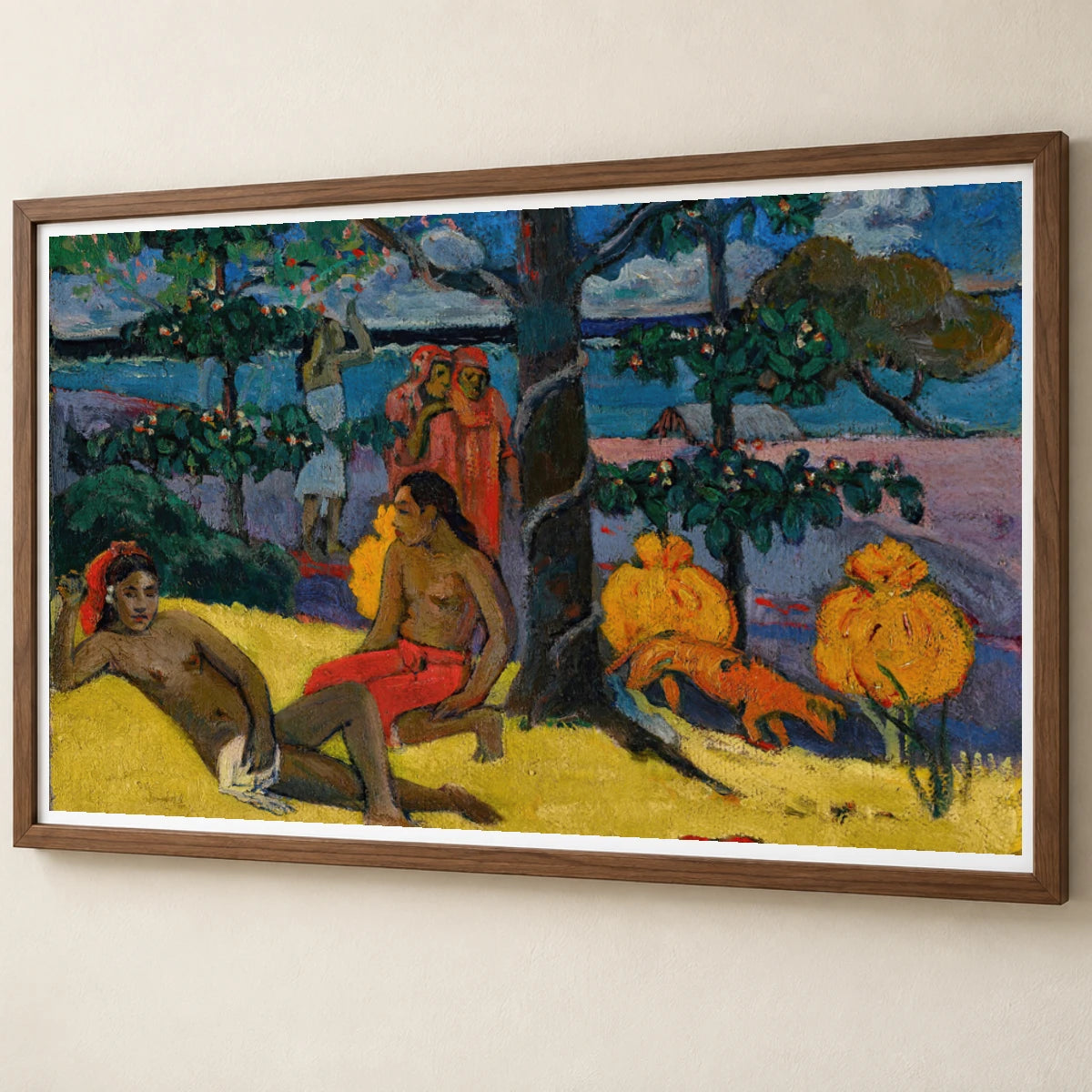 Te Arii Vahine – La Femme Aux Mangos (ii) — Paul Gauguin paul gauguin print by SaamCrafts
