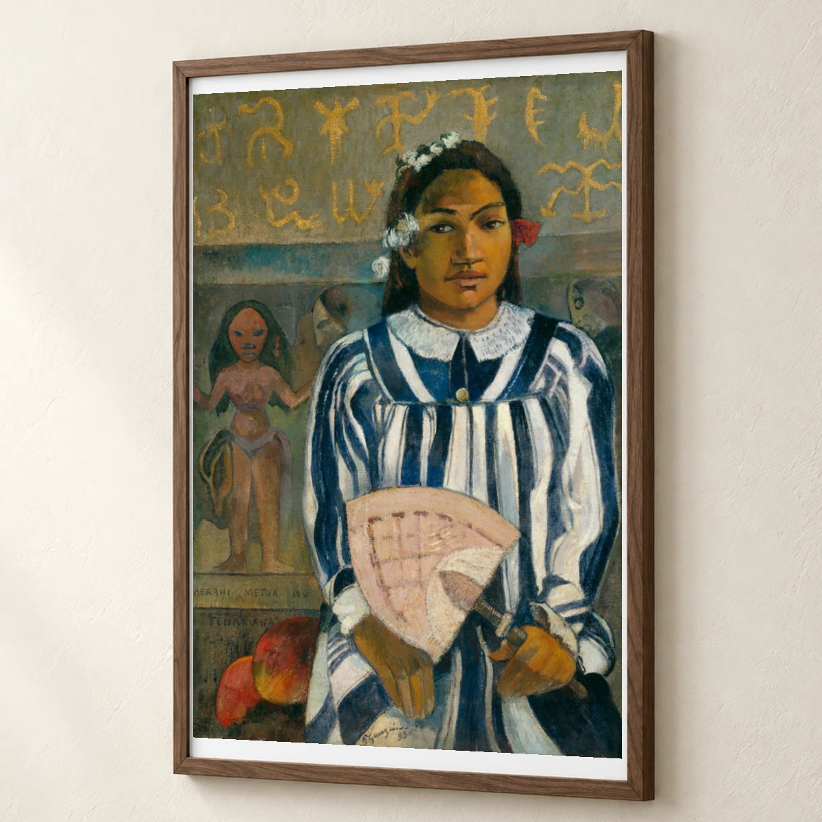 The Ancestors Of Tehamana Or Tehamana Has Many Parents (merahi Metua No Tehamana) — Paul Gauguin paul gauguin print by SaamCrafts