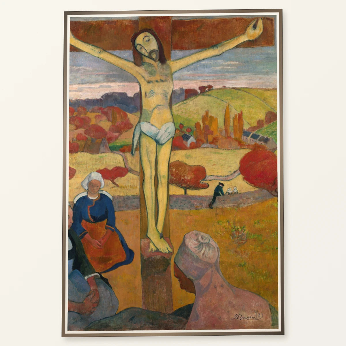The Yellow Christ — Paul Gauguin paul gauguin print by SaamCrafts