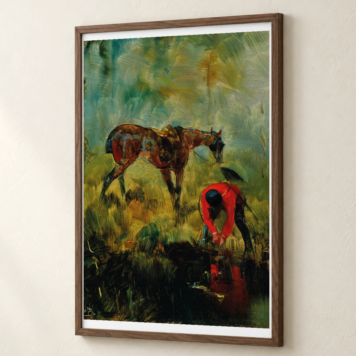 Cheval De Chasse À Courre — Modern & Contemporary modern & contemporary art print by SaamCrafts