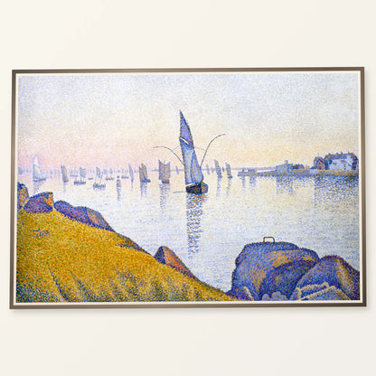 Evening Calm, Concarneau, Opus 220 (allegro Maestoso) (1891) Paul Signac — Neo-Impressionism neo-impressionism print by SaamCrafts