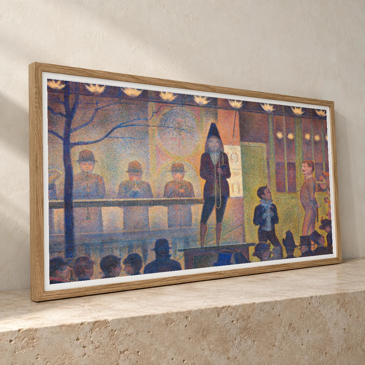 Georges Seurat S Circus Sideshow — Neo-Impressionism neo-impressionism print by SaamCrafts