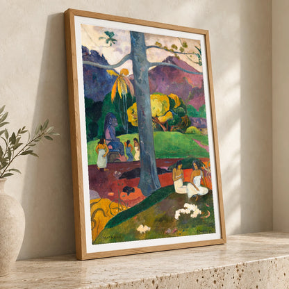 Paul Gauguin S Mata Mua (once Upon A Time) — Neo-Impressionism neo-impressionism print by SaamCrafts