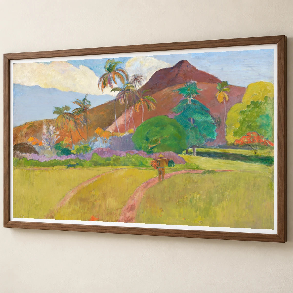 Paul Gauguin S Tahitian Landscape — Neo-Impressionism neo-impressionism print by SaamCrafts