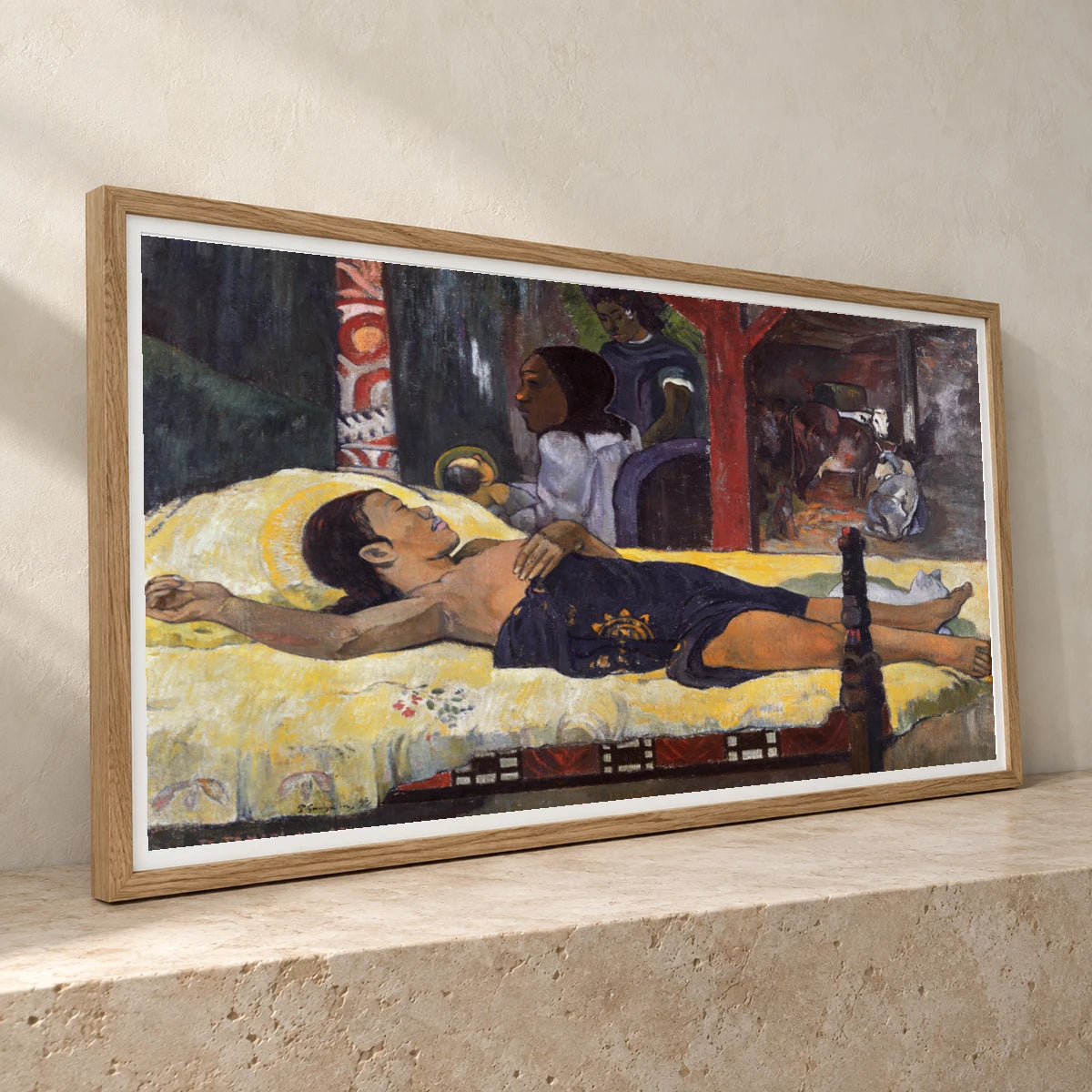 Paul Gauguin S The Birth Of Christ (te Tamari No Atua) — Neo-Impressionism neo-impressionism print by SaamCrafts