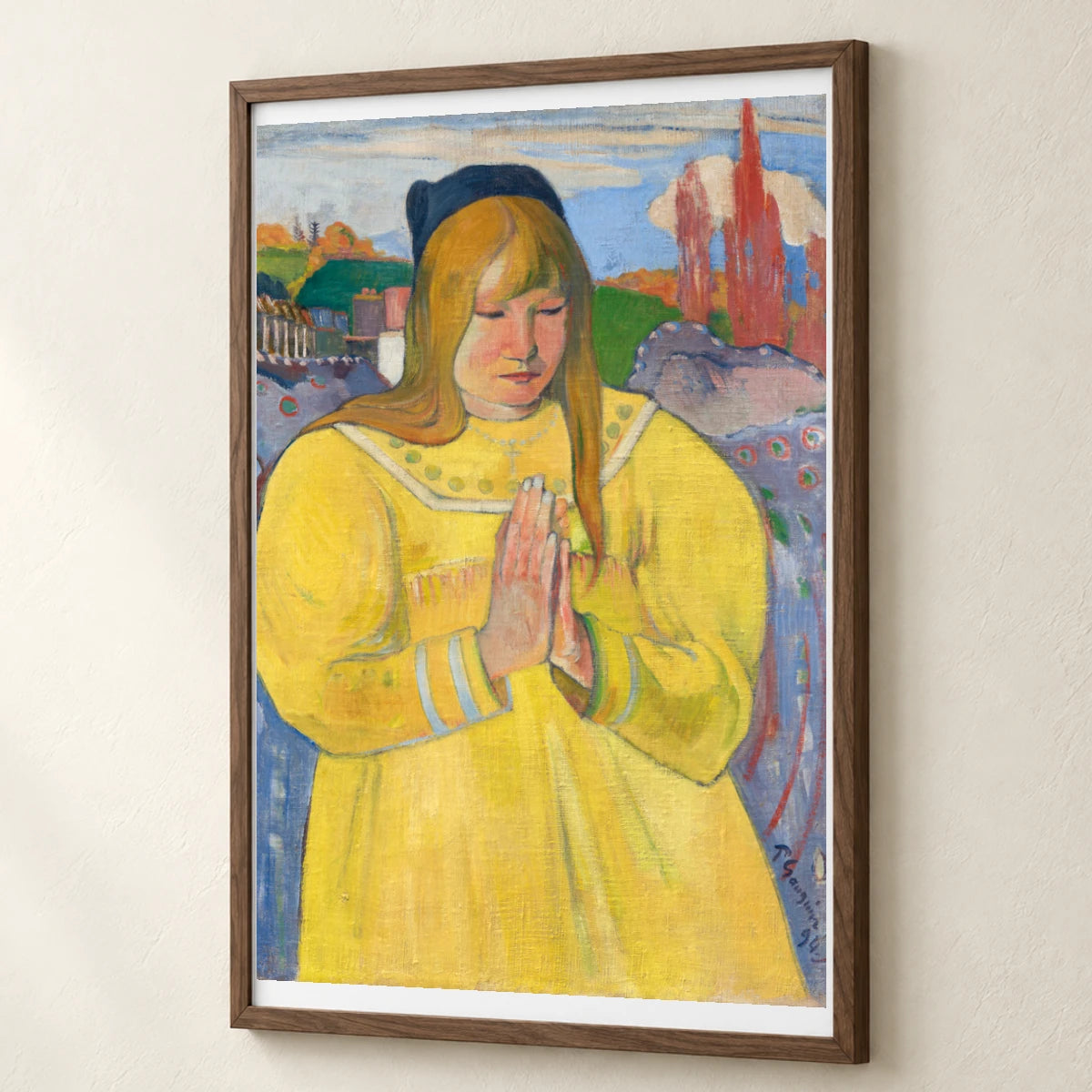 Paul Gauguin S Young Christian Girl (1894) Famous Painting — Neo-Impressionism neo-impressionism print by SaamCrafts