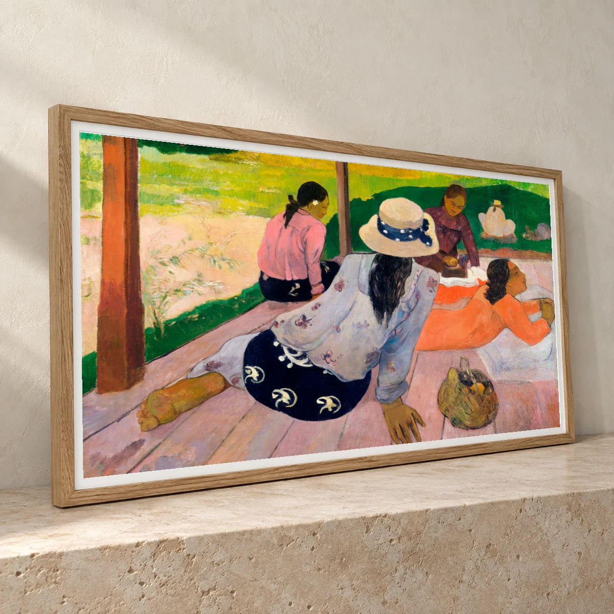 The Siesta (ca. 1892–94) By Paul Gauguin — Neo-Impressionism neo-impressionism print by SaamCrafts