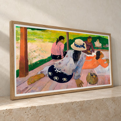 The Siesta (ca. 1892–94) By Paul Gauguin — Neo-Impressionism neo-impressionism print by SaamCrafts