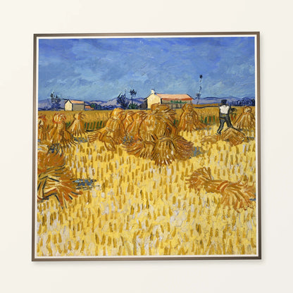 Vincent Van Gogh S Harvest In Provence — Neo-Impressionism neo-impressionism print by SaamCrafts