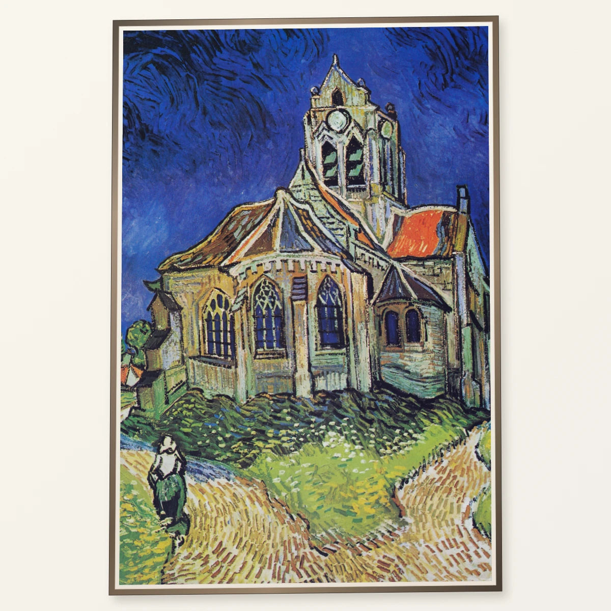 Vincent Van Gogh S The Church At Auvers — Neo-Impressionism neo-impressionism print by SaamCrafts