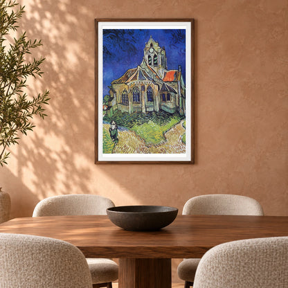Vincent Van Gogh S The Church At Auvers — Neo-Impressionism shown in a styled interior