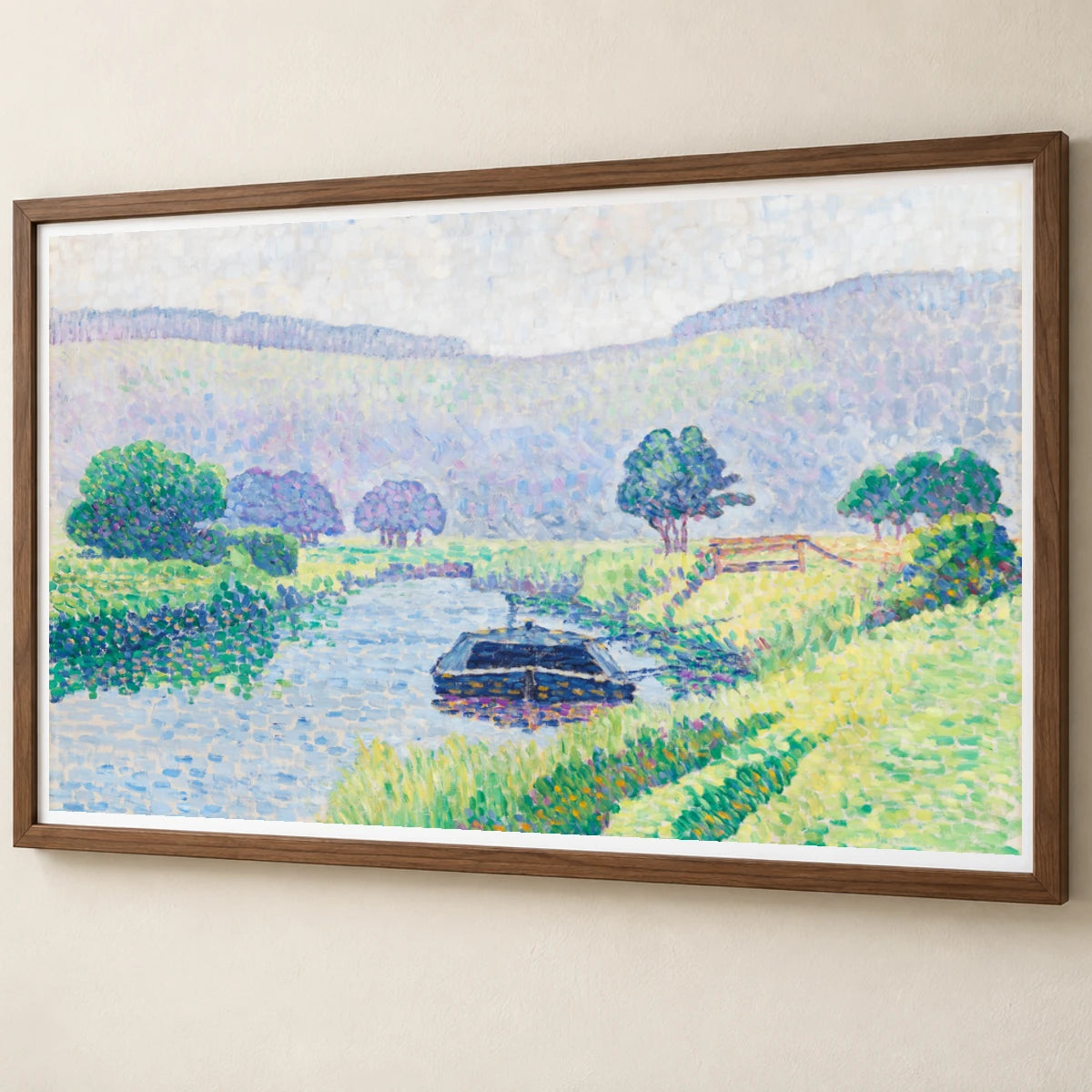Amberleyn Jokilaakso (arunjoki), 1911, By Alfred William Finch — Neo-Impressionism neo-impressionism print by SaamCrafts