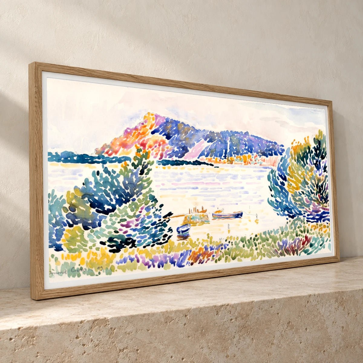 Cap Nègre (1909) Henri Edmond Cross — Neo-Impressionism neo-impressionism print by SaamCrafts