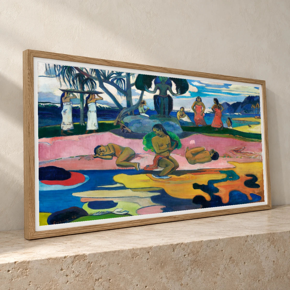 Day Of The God (mahana No Atua) (1894) By Paul Gauguin — Neo-Impressionism neo-impressionism print by SaamCrafts