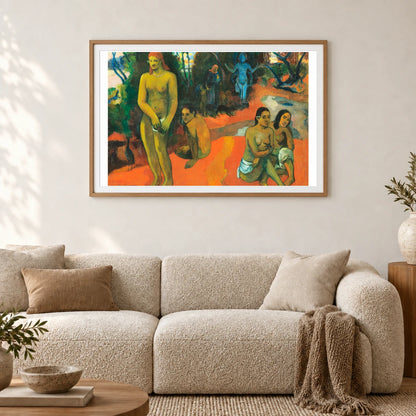 Delectable Waters (te Pape Nave Nave) (1898) By Paul Gauguin — Neo-Impressionism shown in a styled interior