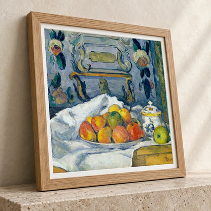 Dish Of Apples (ca. 1876–1877) By Paul Cézanne — Neo-Impressionism neo-impressionism print by SaamCrafts