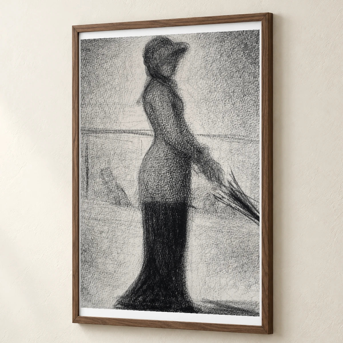 Georges Seurat S Woman With Parasol — Neo-Impressionism neo-impressionism print by SaamCrafts