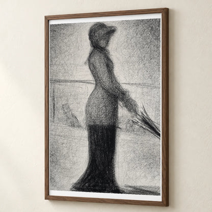 Georges Seurat S Woman With Parasol — Neo-Impressionism neo-impressionism print by SaamCrafts
