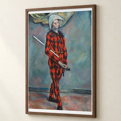 Harlequin (ca. 1888–1890) By Paul Cézanne — Neo-Impressionism neo-impressionism print by SaamCrafts