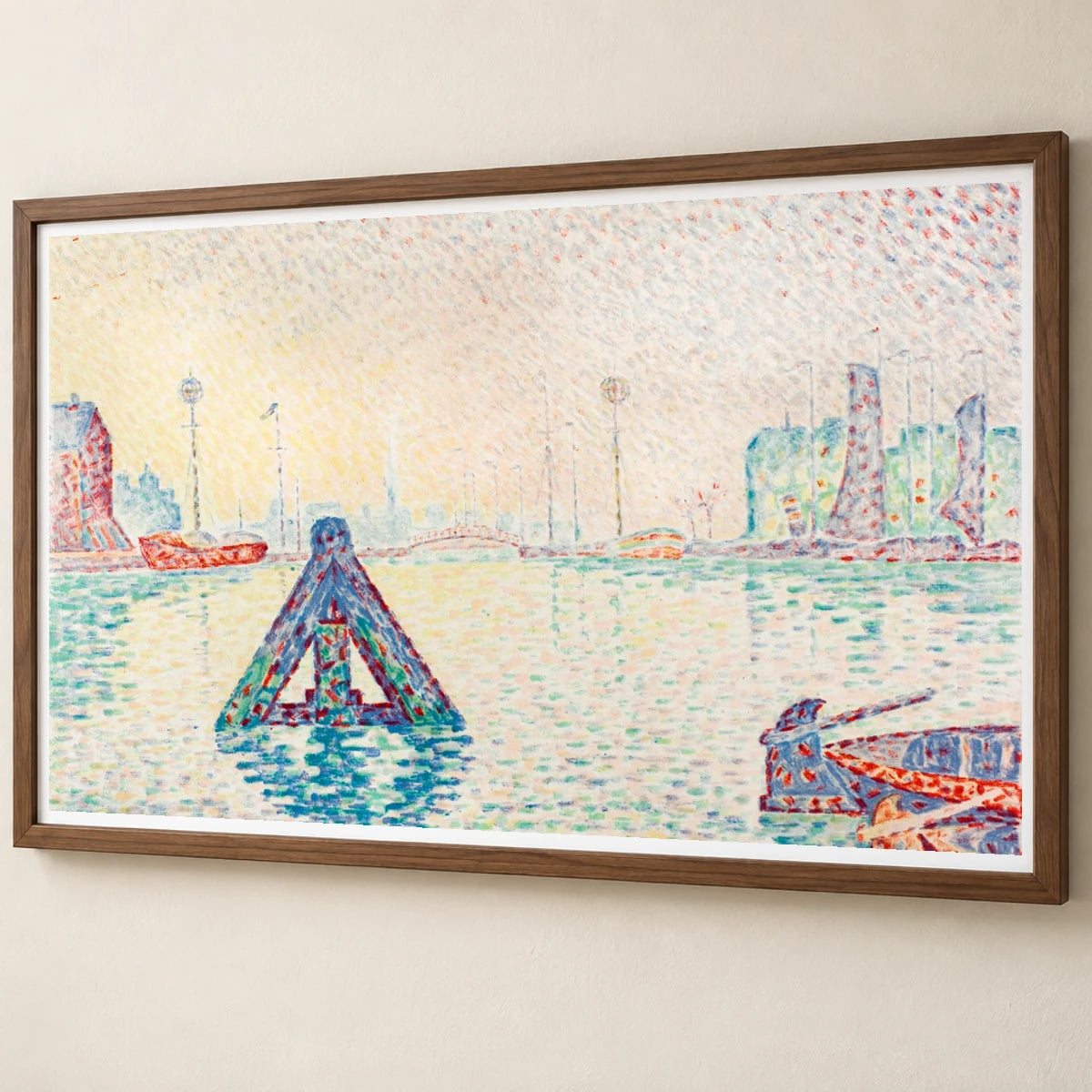 In Holland–the Buoy (1896) Paul Signac — Neo-Impressionism neo-impressionism print by SaamCrafts