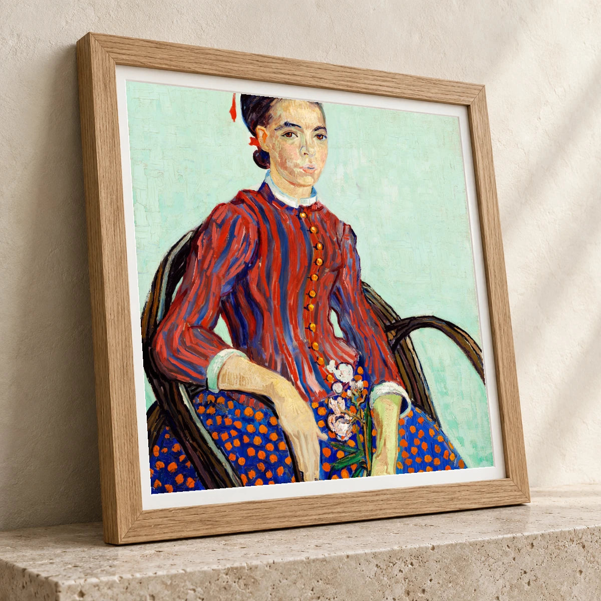 La Mousmé (1888) By Vincent Van Gogh — Neo-Impressionism neo-impressionism print by SaamCrafts