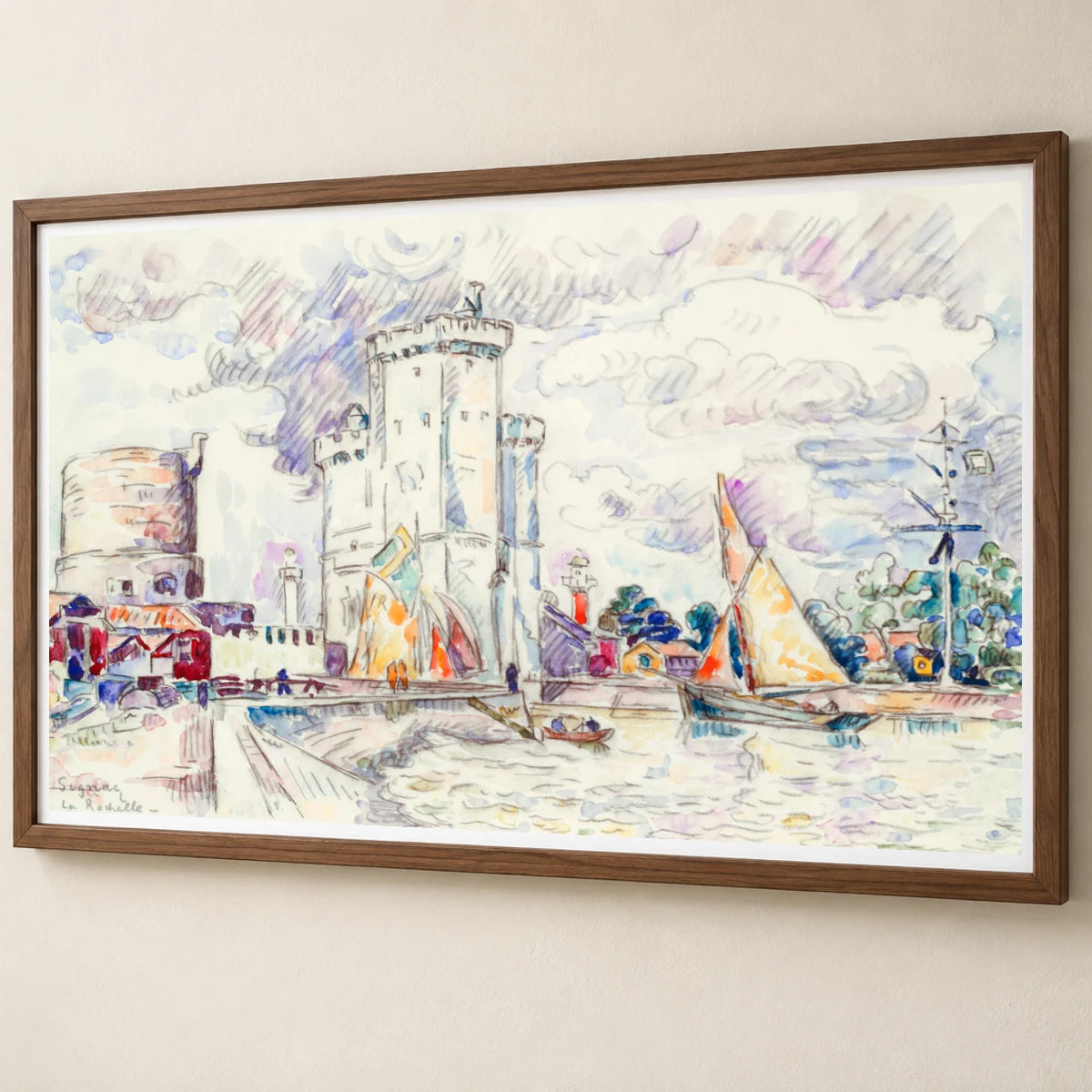 La Rochelle (1920 1928) Paul Signac — Neo-Impressionism neo-impressionism print by SaamCrafts