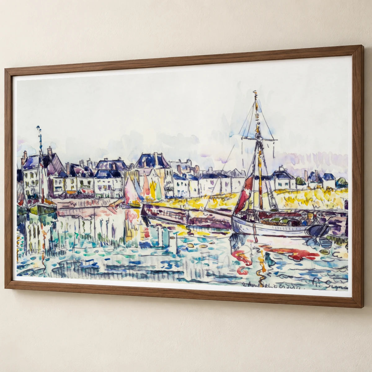 Le Croisic (1928) Paul Signac — Neo-Impressionism neo-impressionism print by SaamCrafts