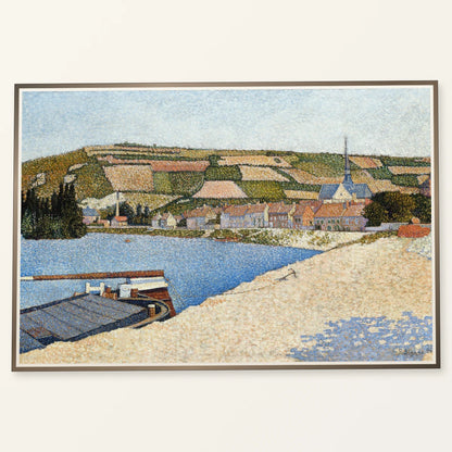 Les Andelys, Côte D’aval (1886) Paul Signac — Neo-Impressionism neo-impressionism print by SaamCrafts
