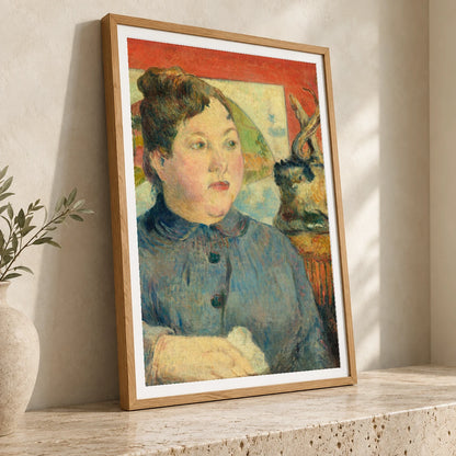 Madame Alexandre Kohler (ca. 1887–1888) By Paul Gauguin — Neo-Impressionism neo-impressionism print by SaamCrafts