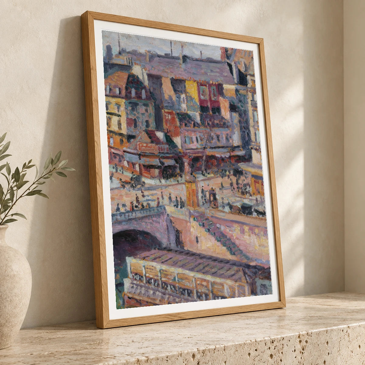 Maximilien Luce (1858 1941). Le Pont Saint Michel, Et Le Quai Des Orfèvres — Neo-Impressionism neo-impressionism print by SaamCrafts