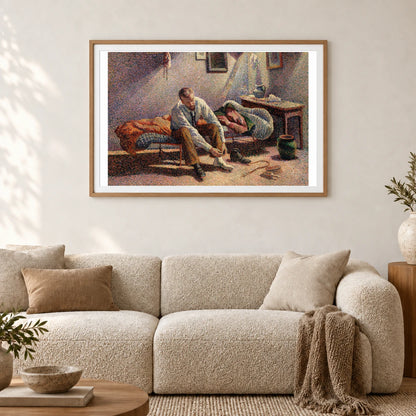 Morning, Interior Luce — Neo-Impressionism shown in a styled interior