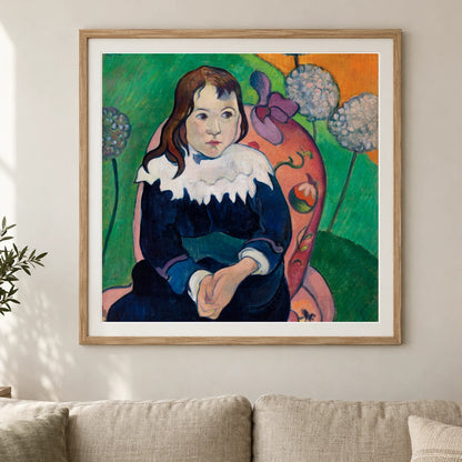 Mr. Loulou (louis Le Ray) (1890) By Paul Gauguin — Neo-Impressionism shown in a styled interior