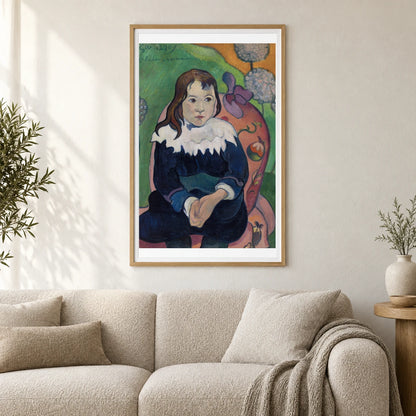 Mr. Loulou (louis Le Ray) By Paul Gauguin — Neo-Impressionism shown in a styled interior