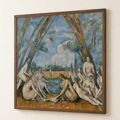 Paul Cézanne S Les Grandes Baigneuses (1906) — Neo-Impressionism neo-impressionism print by SaamCrafts
