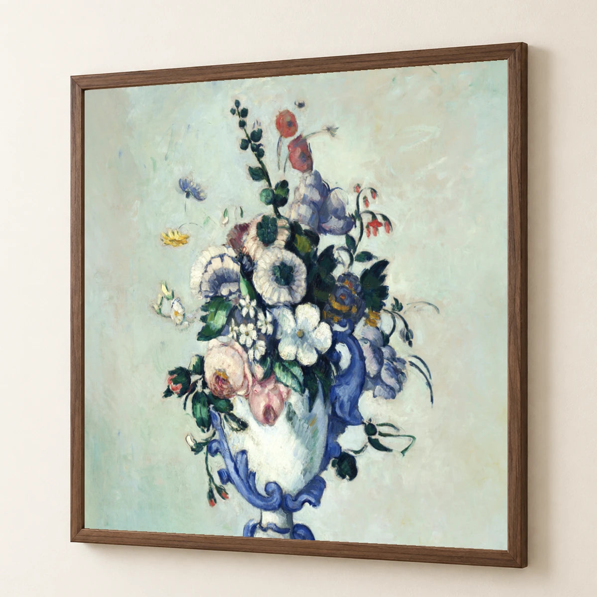 Paul Cézanne S Rococo Vase — Neo-Impressionism neo-impressionism print by SaamCrafts